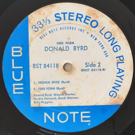 DONALD BYRD - Free Form (BLUE NOTE BST84118)