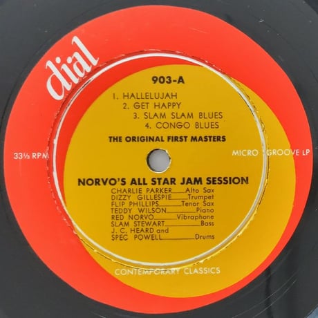 RED NORVO, CHARLIE PARKER - Fabulous Jam Session (DIAL 903)