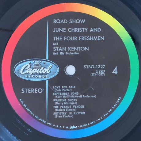 STAN KENTON, JUNE CHRISTY, THE FOUR FRESHMEN - Road Show (CAPITOL STBO1327)