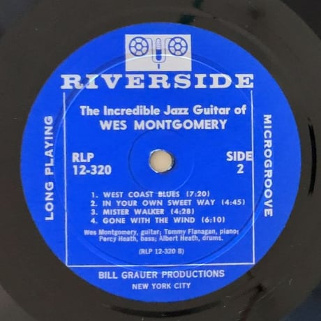 WES MONTGOMERY - The Incredible Jazz Guitar of (RIVERSIDE RLP12-320)
