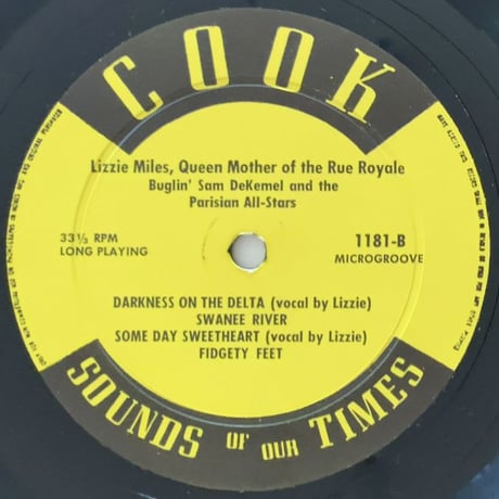 LIZZY MILES - Queen Mother of The Rue Royale (COOK 1181)