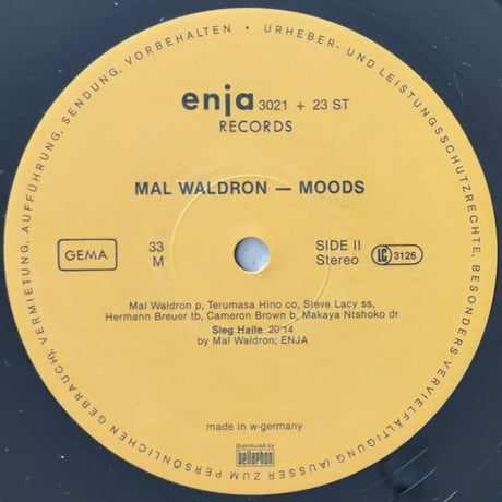 MAL WALDRON - Moods (ENJA ENJA3021+23)