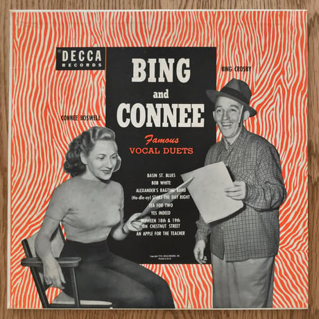 BING CROSBY & CONNIE BOSWELL - Bing and Connee (DECCA DL5390)
