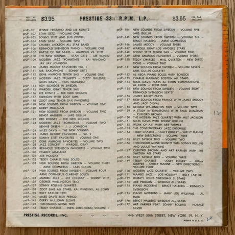 TEDDY CHARLES - New Directions 3 (PRESTIGE PRLP164)