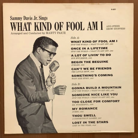 SAMMY DAVIS JR. - What Kind of Fool Am I (REPRISE R-6051)