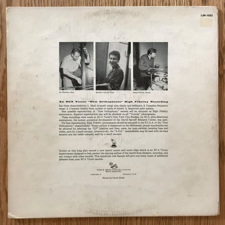 BARBARA CARROLL - Lullabies in Rhythm (RCA VICTOR LJM1023)