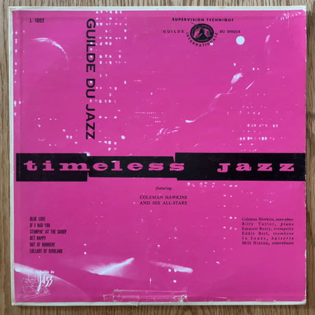 COLEMAN HAWKINS - Timeless Jazz (JAZZTONE J-1002)