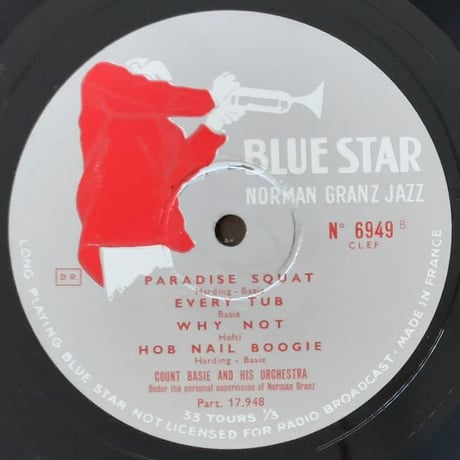 COUNT BASIE - and His Orchestra (BLUE STAR N6949)