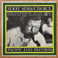 ZOOT SIMS - Choice (PACIFIC JAZZ PJ-20)