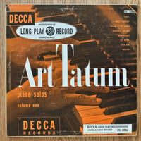 ART TATUM - Piano Solos Volume One (DECCA DL5086)