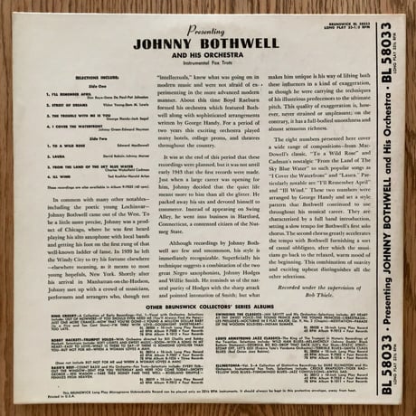 JOHNNY BOTHWELL - Presenting (BRUNSWICK BL58033)