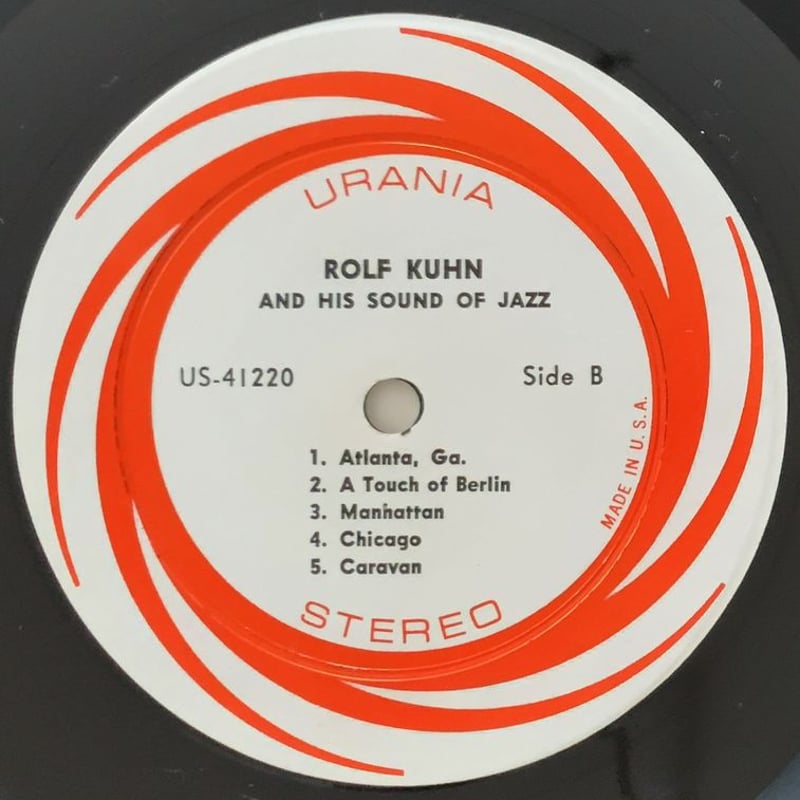 Rolf Kuhn / Solarius 大名盤 2012年再発LP jazz ROLF KUHN - and His Sound of Jazz (URANIA US-41