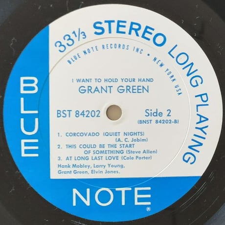 GRANT GREEN - I Want to Hold Your Hand (BLUE NOTE BST84202)