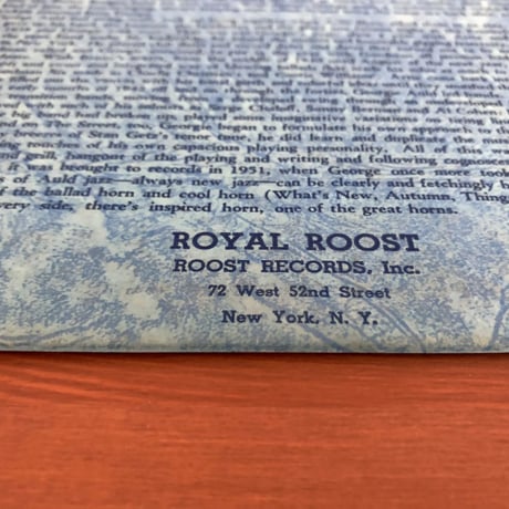 GEORGIE AULD - Georgie Auld Quintet Vol.1 (ROYAL ROOST RLP403)