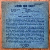GEORGIE AULD - Georgie Auld Quintet Vol.1 (ROYAL ROOST RLP403)