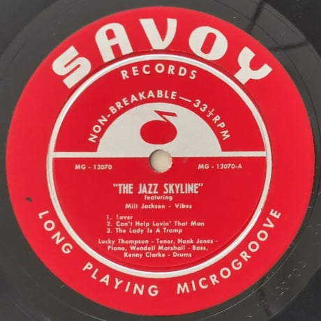 MILT JACKSON - The Jazz Skyline (SAVOY MG12070)