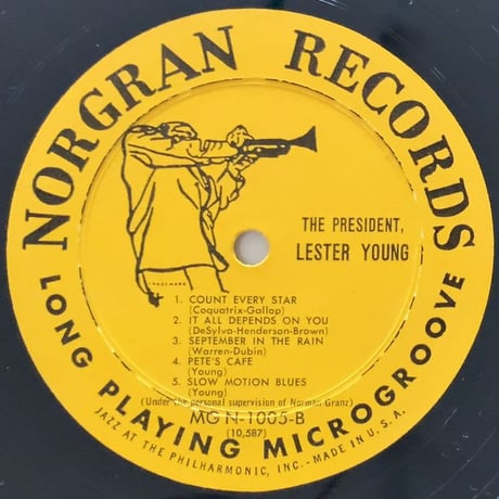 LESTER YOUNG - The President (NORGRAN MGN-1005)