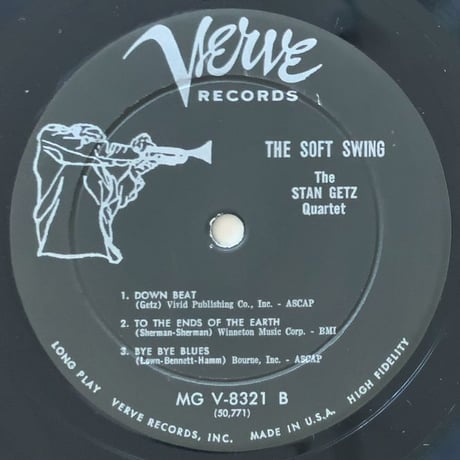 STAN GETZ - Soft Swing (VERVE MGV-8321)