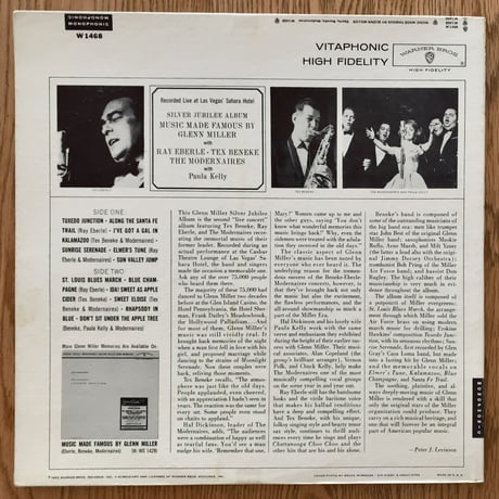 THE MODERNAIRES with PAULA KELLY, TEX BENEKE - Silver Jubilee Album Music... (WARER BROS. W1468)