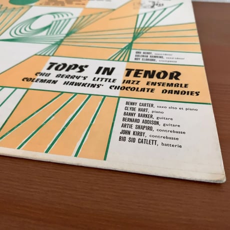 CHU BERRY / COLEMAN HAWKINS - Tops In Tenor (GUILDE DU JAZZ J.1028)