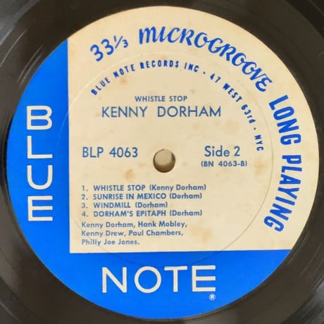 KENNY DORHAM - Whistle Stop (BLUE NOTE BLP4063) No Ear