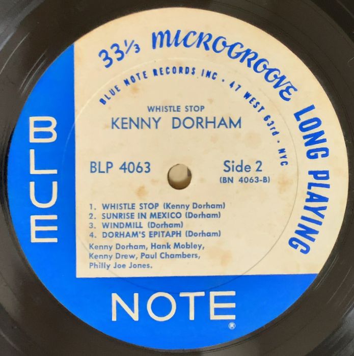 KENNY DORHAM - Whistle Stop (BLUE NOTE BLP4063)