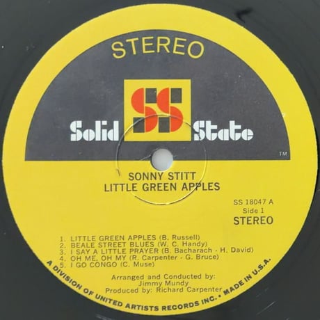 SONNY STITT - Little Green Apples (SOLID STATE SS18047)
