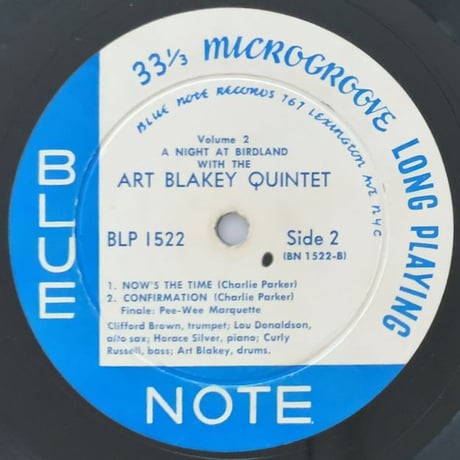 ART BLAKEY - a Night at Birdland Vol.2 (BLUE NOTE BLP1522)