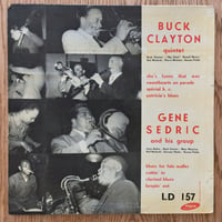 BUCK CLAYTON / GENE SEDRIC - Buck Clayton Quintet (VOGUE L.D.157)