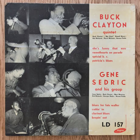 BUCK CLAYTON / GENE SEDRIC - Buck Clayton Quintet (VOGUE L.D.157)