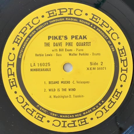 DAVE PIKE - Pike's Peak (EPIC LA16025)