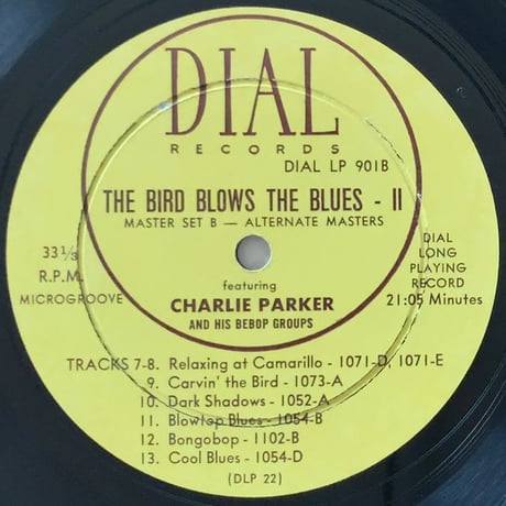 CHARLIE PARKER - The Blows The Blues (DIAL LP901)