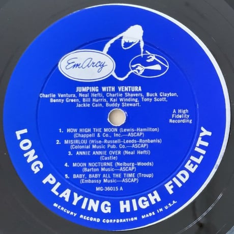 CHARLIE VENTURA - Jumping with Ventura (EMARCY MG36015)