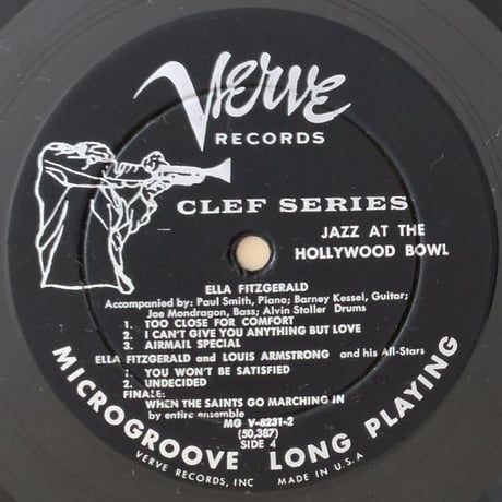 ELLA FITZGERALD, OSCAR PETERSON - Jazz at the Hollywood Bowl (VERVE MGV-8231-2)