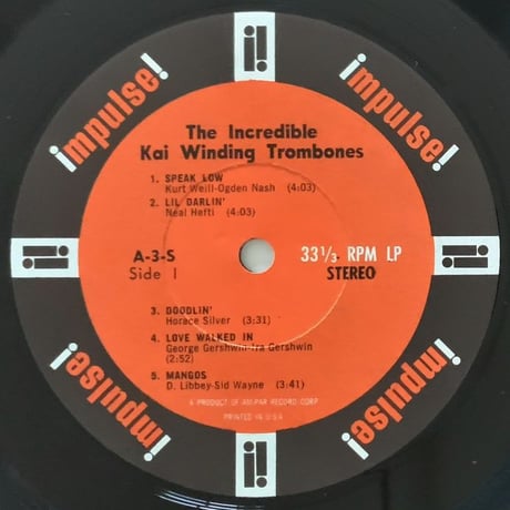 KAI WINDING - The Incredible (impulse! A-3-S)