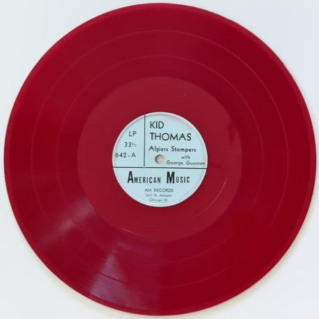 KID THOMAS - Algiers Stompers with George Guesnon (AMERICAN MUSIC 642)
