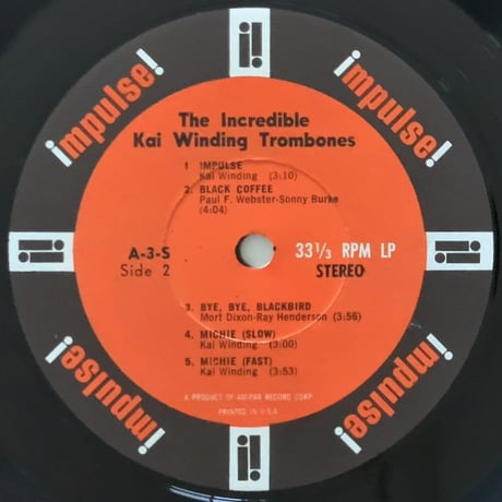 KAI WINDING - The Incredible (impulse! A-3-S)