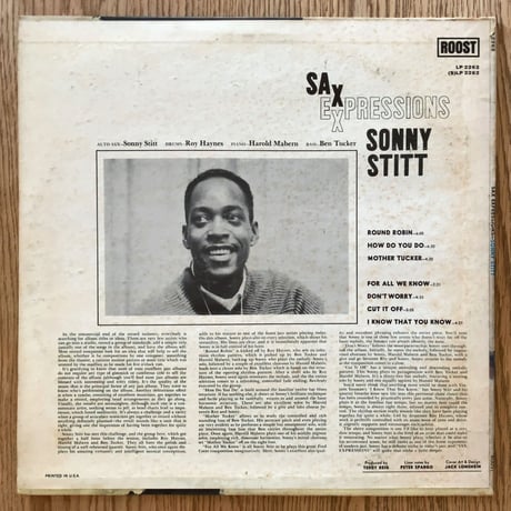 SONNY STITT - Sax Expressions (ROOST SLP-2262)