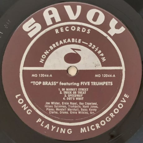 JOE WILDER, DONALD BYRD, IDREES SULIEMAN, etc. - Top Brass (SAVOY MG12044)