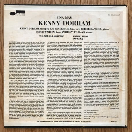 KENNY DORHAM - Una Mas (BLUE NOTE BST84127) ♪