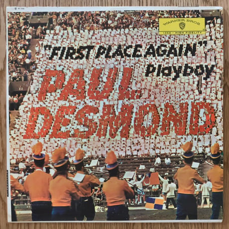 PAUL DESMOND - "First Place Again" Playboy (WARNER BROS. W1356) Promo