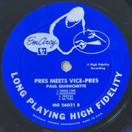 LESTER YOUNG & PAUL QUINICHETT - Pres Meets Vice-Pres (EMARCY MG26021)