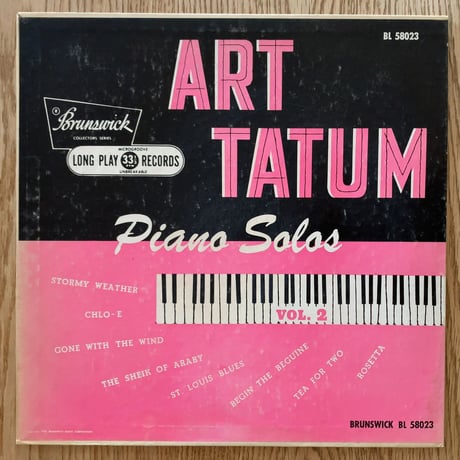 ART TATUM - Piano Solos Vol.2 (BRUNSWICK BL58023)