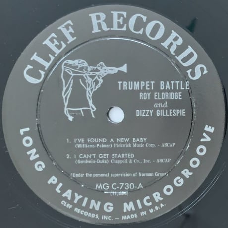 ROY ELDRIDGE & DIZZY GILLESPIE - Trumpet Battle (CLEF MGC-730)