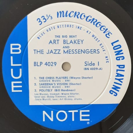 ART BLAKEY & THE JAZZ MESSENGERS - The Big Beat (BLUE NOTE BLP4029)