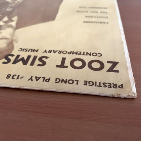 ZOOT SIMS - Contemporary Music (PRESTIGE PRLP138)