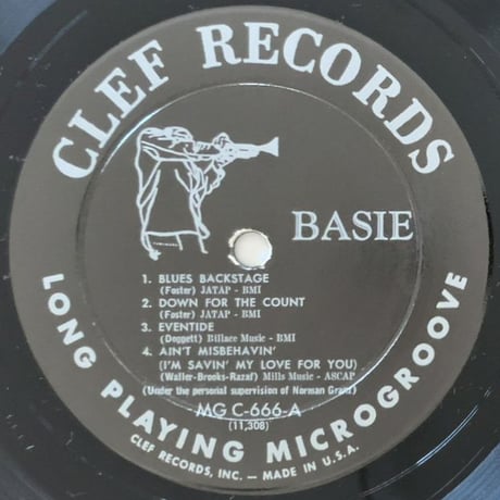 COUNT BASIE - Basie (CLEF MGC-666)
