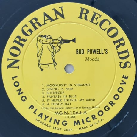 BUD POWELL - Moods (NORGRAN MGN-1064)