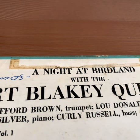 ART BLAKEY - a Night at Birdland Vol.2 (BLUE NOTE BLP1522)