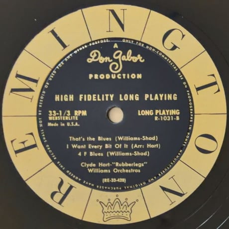 V.A. (J.C. Heard, Cozy Cole, Clyde Hard) - The Birth of Bebop and Blues (REMINGTON R-1031)
